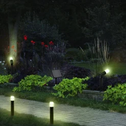 Solcelle Lampe Med Sensor|Solcellelamper ^ LEDVANCE SMART+ Bluetooth Solar Spot&Bollard Flerfarvet