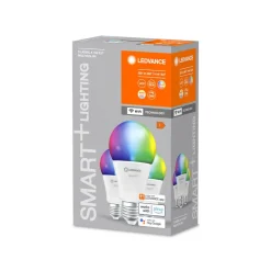 LEDVANCE SMART+ Dæmpbar Led-Pære|Smarte Lyskilder > WiFi E27 14W Classic RGBW sæt med 3 stk