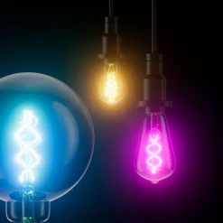 LEDVANCE SMART+ Dæmpbar Led-Pære|Filament Pære > WiFi E27 4,5W Classic klar RGB 827