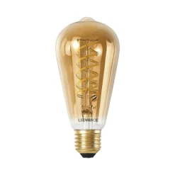 LEDVANCE SMART+ Dæmpbar Led-Pære|Filament Pære > WiFi E27 8W Edison guld 822-850