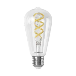 Dæmpbar Led-Pære|Filament Pære ^ LEDVANCE SMART+ WiFi E27 4,8W Edison klar RGB CCT