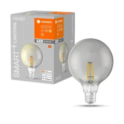 Dæmpbar Led-Pære|Filament Pære ^ LEDVANCE SMART+ WiFi Filament Globe 44 E27 6W 825