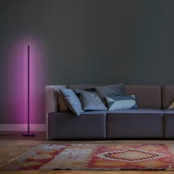 Gulvlamper|Gulvlamper ^ LEDVANCE SMART+ WiFi Floor rund gulvlampe sort