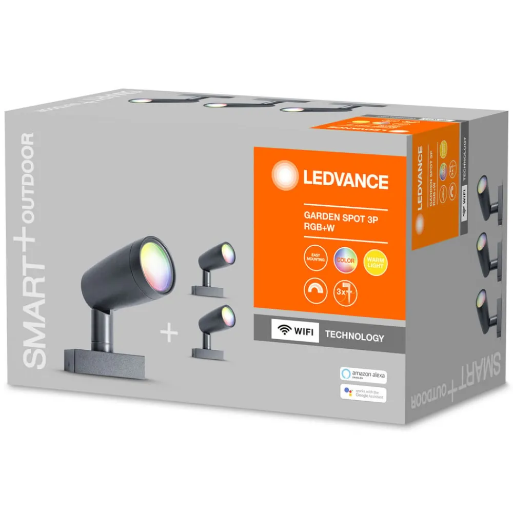LEDVANCE SMART+ Udendørs Spot > WiFi havespot i 3 dele