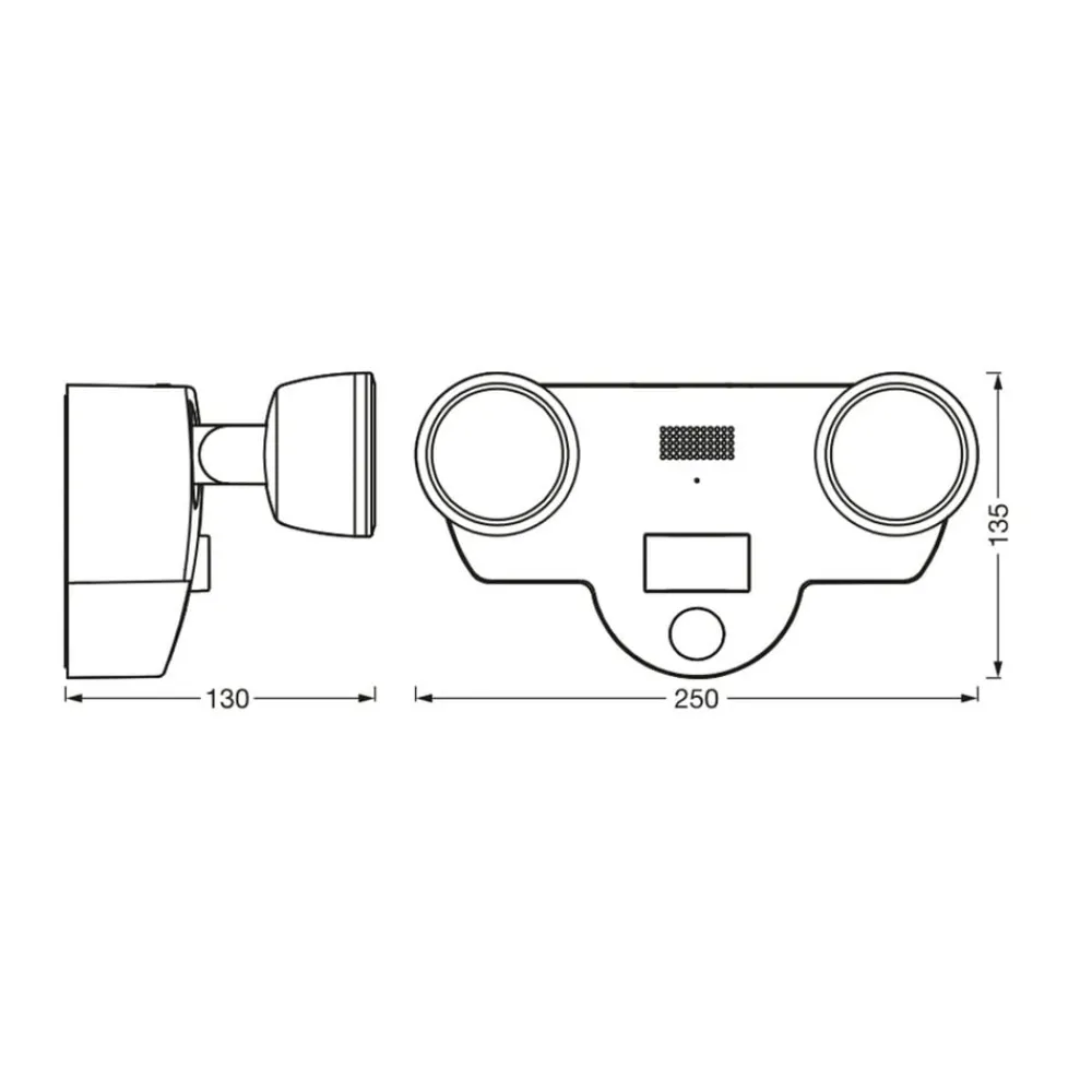 LEDVANCE SMART+ Væglampe Med Sensor > WiFi Multispot Camera væglampe