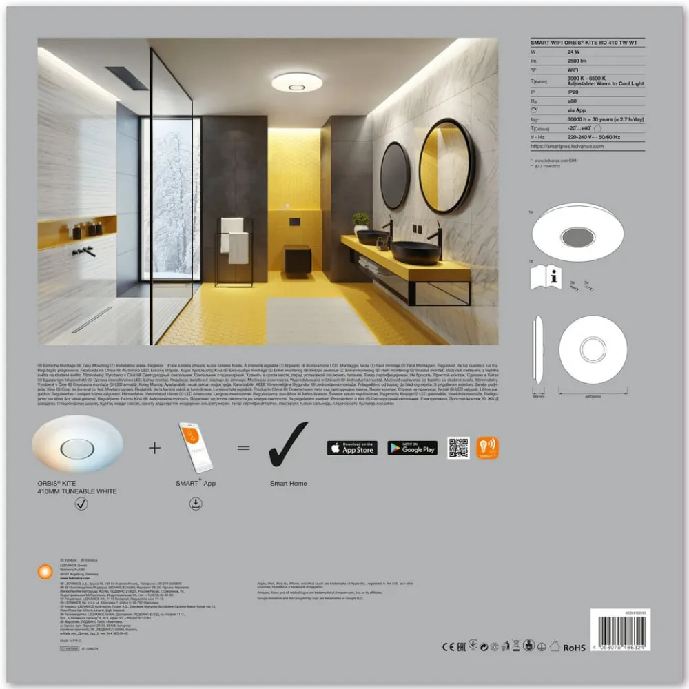LEDVANCE SMART+ Loftlamper > WiFi Orbis Kite 3000-6500 K 41 cm