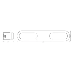 LEDVANCE SMART+ Loftlamper > WiFi Orbis Wall Duplo, sort, 2 lk