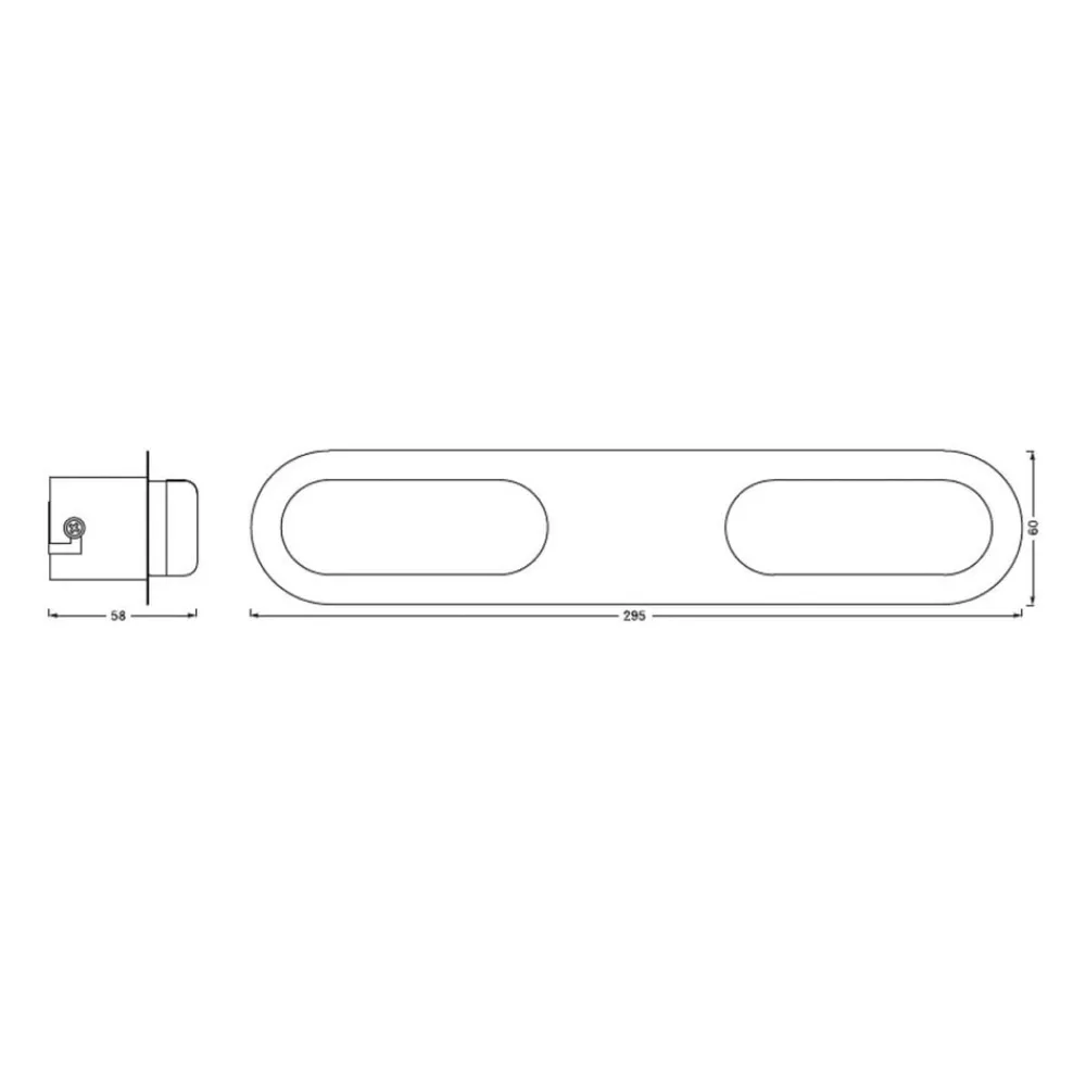 LEDVANCE SMART+ Loftlamper > WiFi Orbis Wall Duplo, sort, 2 lk