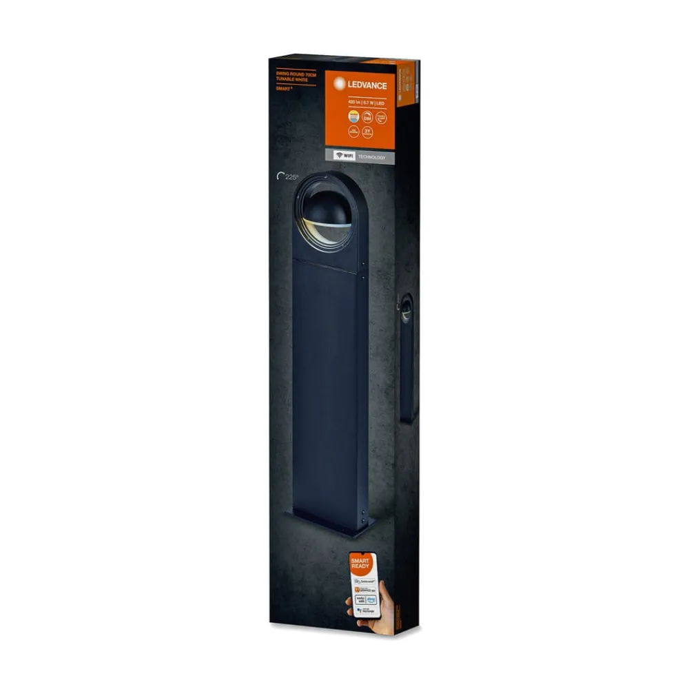 Gadebelysning ^ LEDVANCE SMART+ WiFi Swing Round LED-gadelampe