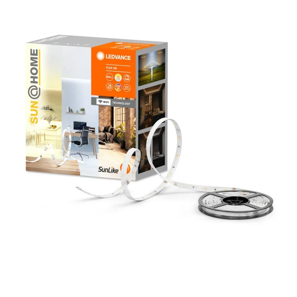 LEDVANCE SMART+ Dekorationsbelysning|Led Strips > LEDVANCE SUN@Home Flex, LED-stripe, længde 3 meter