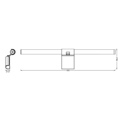 LEDVANCE SMART+ Arbejdsrum/Kontor|Bordlamper > LEDVANCE SUN@Home Monitor clip-lampe, sort
