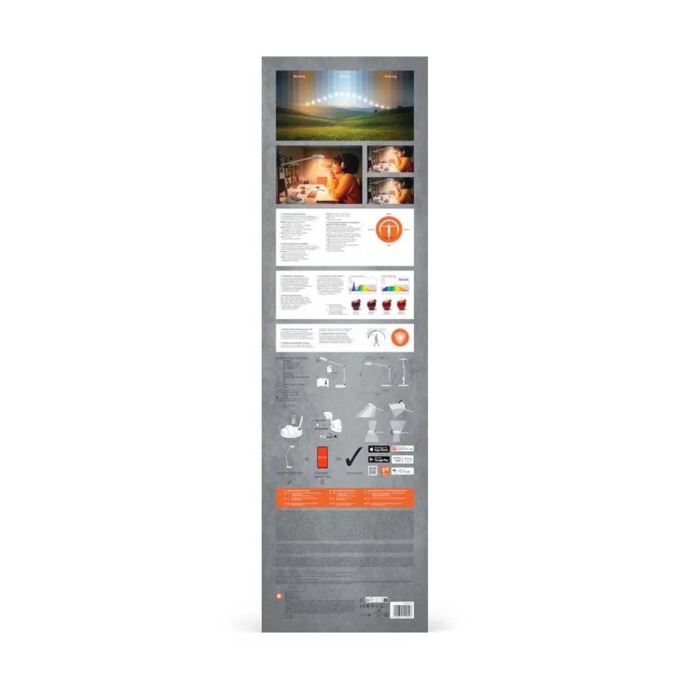 Arbejdsrum/Kontor ^ LEDVANCE SMART+ LEDVANCE SUN@Home Panan Desk Disc, bord, hvid