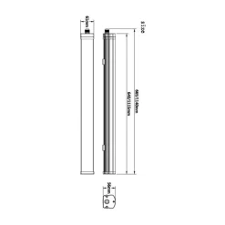 Deko-Light Loftlamper > LED-vådrumslampe Tri Proof Motion 66,5 cm