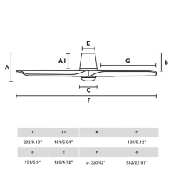 FARO BARCELONA Loftventilatorer > LED-ventilator Heywood L, hvid/træfarvet, DC, støjsvag, CCT