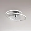 Reality Leuchten Loftventilatorer > LED-ventilator Umea, krom, DC, støjsvag, Ø 50 cm, CCT, fjernbetjening