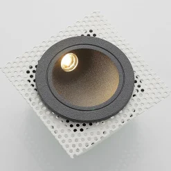 Lucande Væglamper > LED-vægindbygningslampe Pordis, IP65, rund
