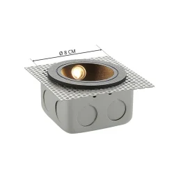 Lucande Væglamper > LED-vægindbygningslampe Pordis, IP65, rund