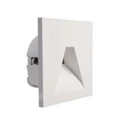 Deko-Light Spotlights|Væglamper > LED-vægindbygningslampe SET Alwaid, hvid 8 x 8 cm vinkel 2.700 K