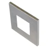 Væglamper|Indbygningsspots ^ Hera LED-vægindbygningslampe Wall F, grå, 0,9 W, 7,5 x 7,5 cm