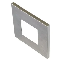 Væglamper|Indbygningsspots ^ Hera LED-vægindbygningslampe Wall F, grå, 0,9 W, 7,5 x 7,5 cm