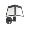Solcelle Lampe Med Sensor|Væglampe Med Sensor ^ EGLO LED-væglampe Altilia, sort, plast, sensor