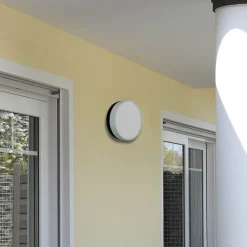 Albert Leuchten Væglamper > LED-væglampe 6309 antracit, IP65, Ø 31 cm