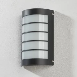 CMD Væglampe Med Sensor > LED-væglampe Aqua Marco Stål antracit Raster Sensor