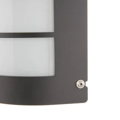 CMD Væglampe Med Sensor > LED-væglampe Aqua Marco Stål antracit Raster Sensor