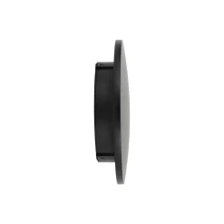 Nowodvorski Lighting Terrassebelysning|Væglamper > LED-væglampe Aria M, sort, aluminium, Ø 18 cm