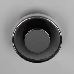 Væglamper|Væglamper ^ Trio Lighting LED-væglampe Celeste, sort/krom, Ø 22 cm glas dæmpbar