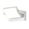 Væglamper ^ CMD LED-væglampe 9110, hvid, bredde 21 cm, metal, IP54