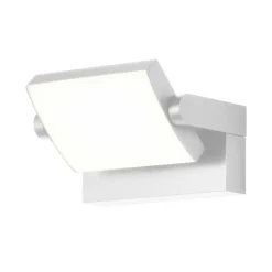 Væglamper ^ CMD LED-væglampe 9110, hvid, bredde 21 cm, metal, IP54