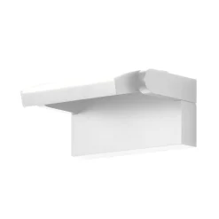Væglamper ^ CMD LED-væglampe 9110, hvid, bredde 21 cm, metal, IP54