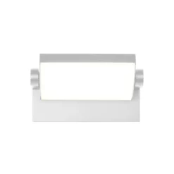 Væglamper ^ CMD LED-væglampe 9110, hvid, bredde 21 cm, metal, IP54