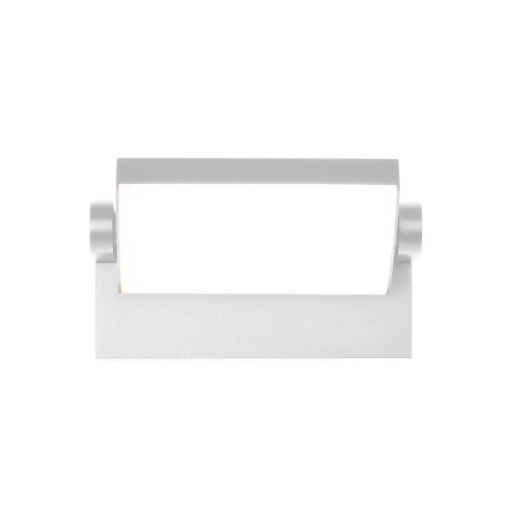 Væglamper ^ CMD LED-væglampe 9110, hvid, bredde 21 cm, metal, IP54