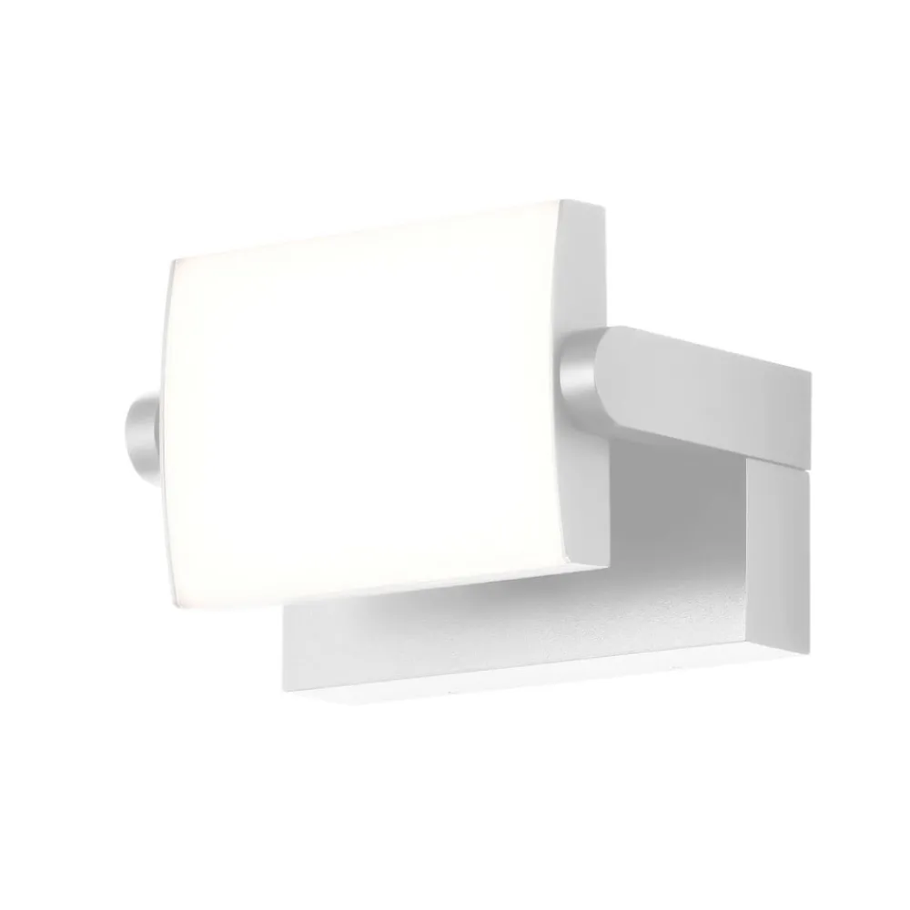 Væglamper ^ CMD LED-væglampe 9110, hvid, bredde 21 cm, metal, IP54