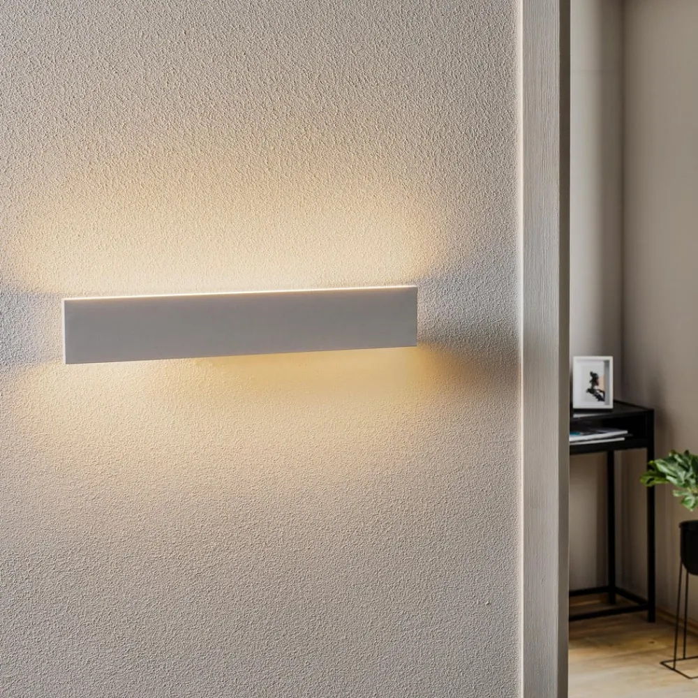 Trio Lighting Væglamper|Væglamper > LED-væglampe Concha 47 cm, hvid