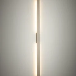 Nowodvorski Lighting Væglamper > LED-væglampe Demi L, sand, aluminium, højde 144 cm, IP54