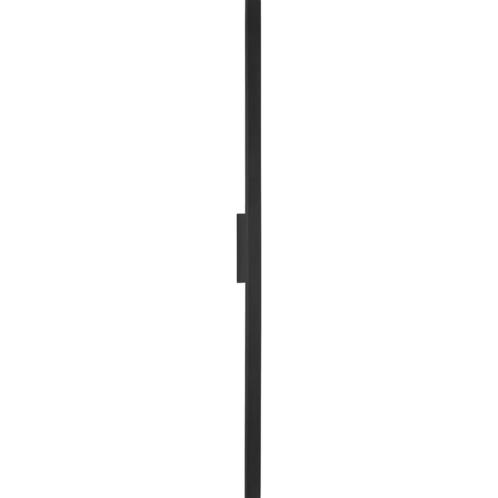 Væglamper ^ Nowodvorski Lighting LED-væglampe Demi L, sort, aluminium, højde 144 cm, IP54