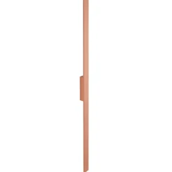 Væglamper ^ Nowodvorski Lighting LED-væglampe Demi L, teglrød, aluminium, højde 144 cm, IP54
