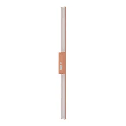 Nowodvorski Lighting Væglamper > LED-væglampe Demi M, teglrød, aluminium, højde 100 cm, IP54