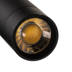 TK Lighting Væglamper > LED-væglampe Enzo kantet med afbryder, sort