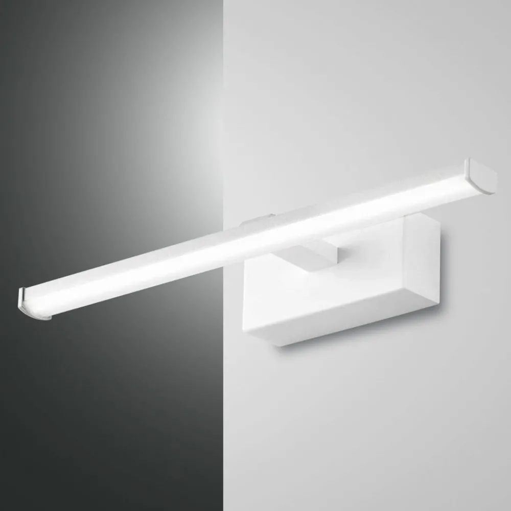 Væg- Og Spejllamper ^ Fabas Luce LED-væglampe, hvid, bredde 30 cm