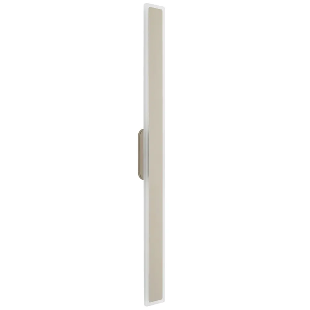 Nowodvorski Lighting Væglamper > LED-væglampe Isla, sand, aluminium, højde 100 cm, IP54