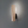 TK Lighting Væglamper > LED-væglampe i træ Teo, fyr, 31 cm, 3000 K