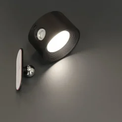Gang|Pendellamper ^ FH Lighting LED-væglampe Magnetics, sort, CCT, med magnet
