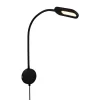Briloner Væglamper|Væglamper > LED-væglampe 2177015 med dæmper, sort