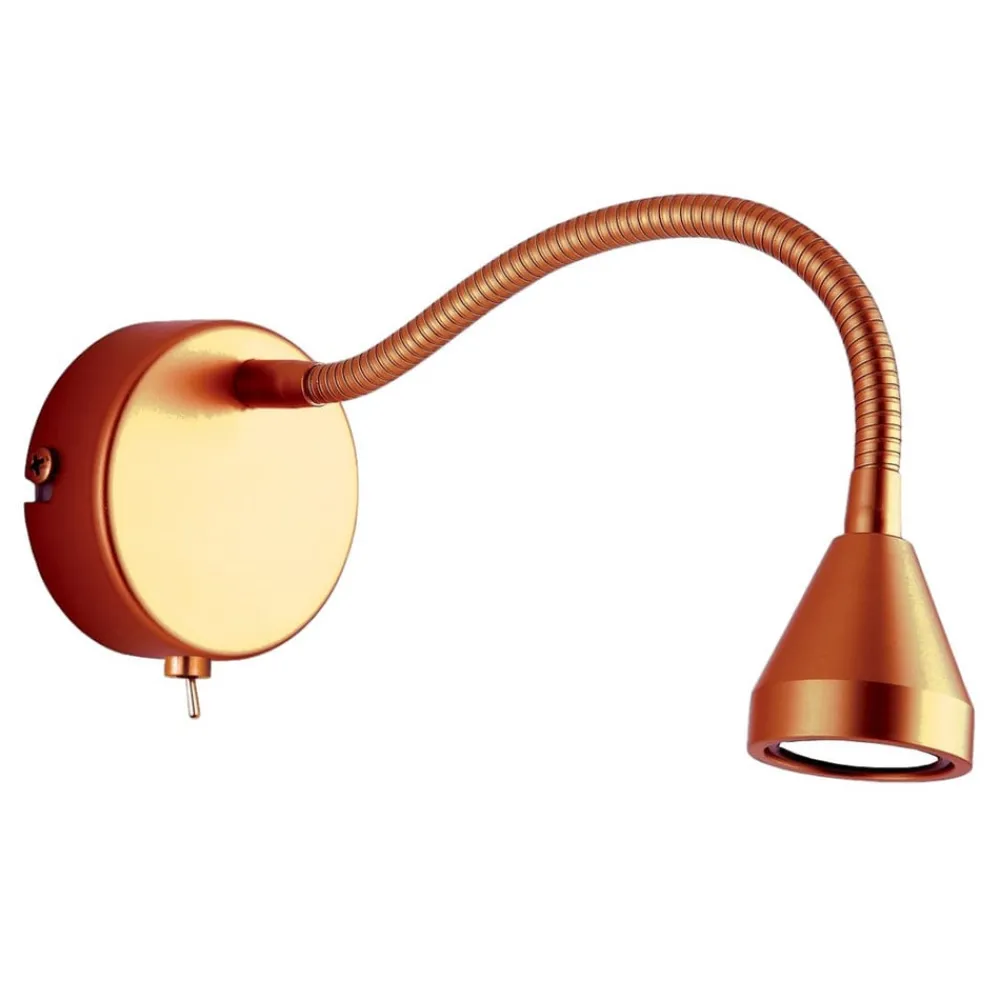 Busch Væglamper > LED-væglampe Mini, fleksibel arm, antik, 5.000K