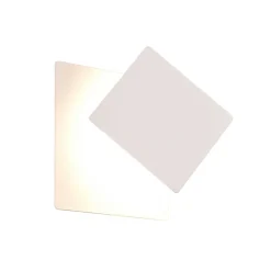 Trio Lighting Væglamper > LED-væglampe Mio, firkantet linse, mat hvid, indirekte