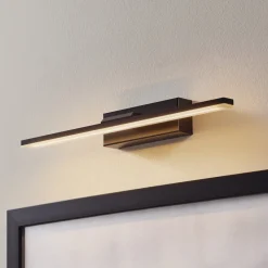 MCJ Væg- Og Spejllamper > LED-væglampe Miroir 40 cm sort 3000K